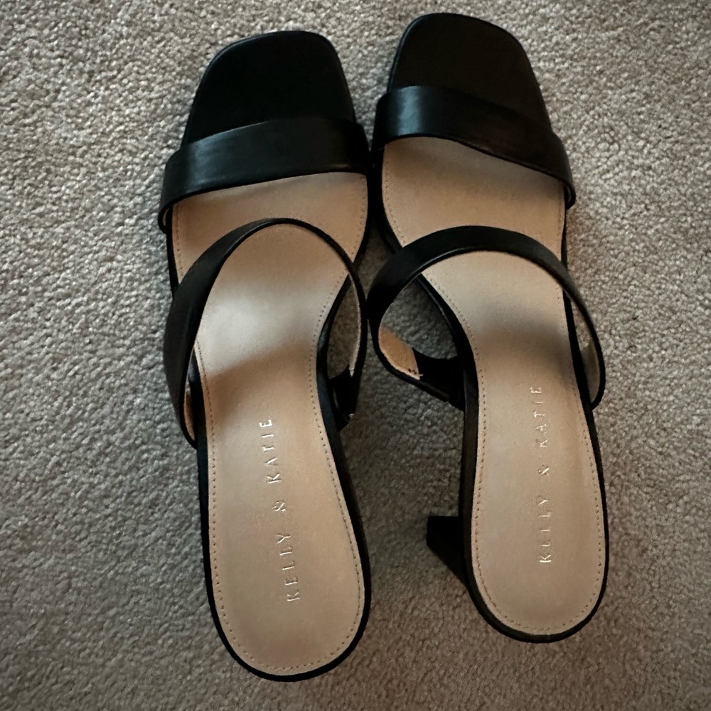 Kelly & Katie Black Heels